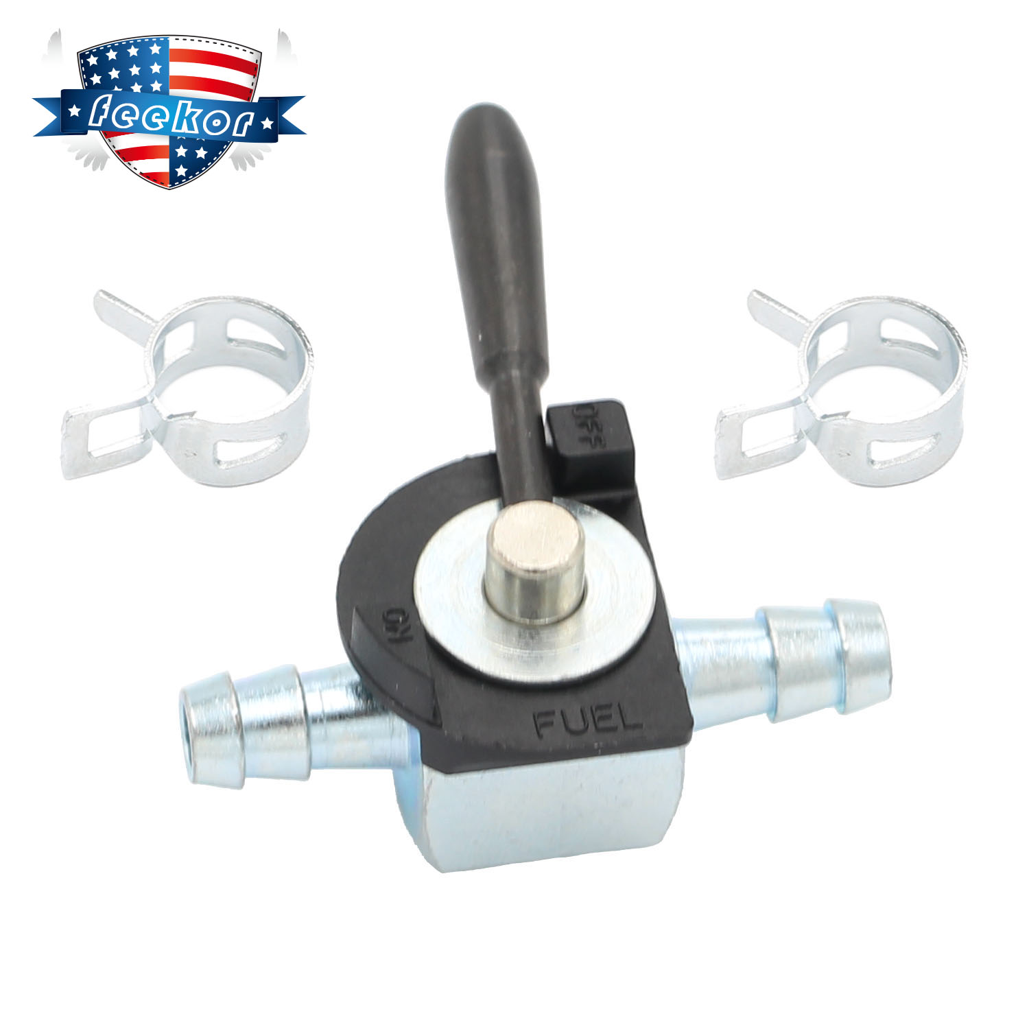 1/4" Inline Fuel Shut Off Valve And 90 Degree Cut Off