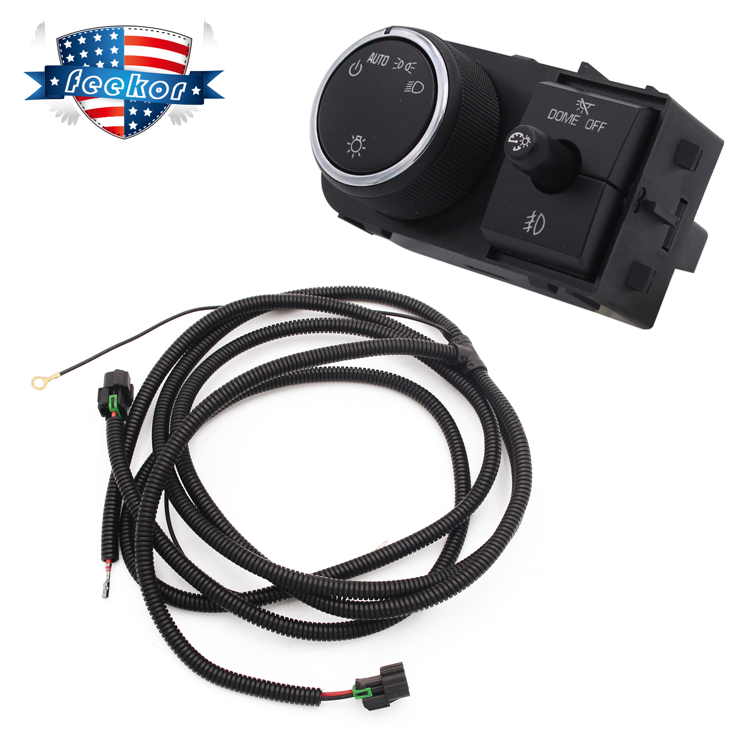 Foglight Wiring Harness and Switch Fit for 20072014 Chevrolet