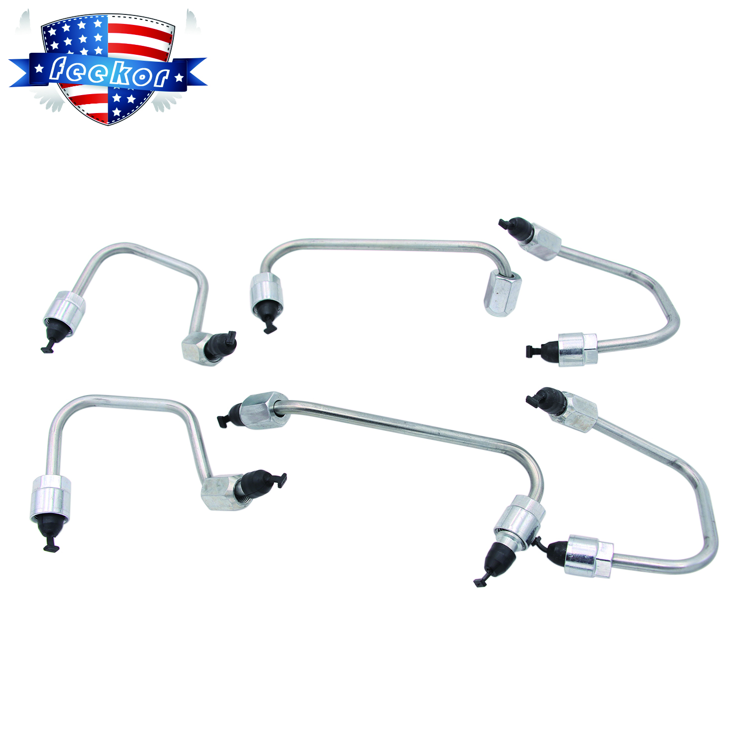 Complete Injector Fuel Line Set Fit for Dodge Cummins Diesel 6.7L 0718
